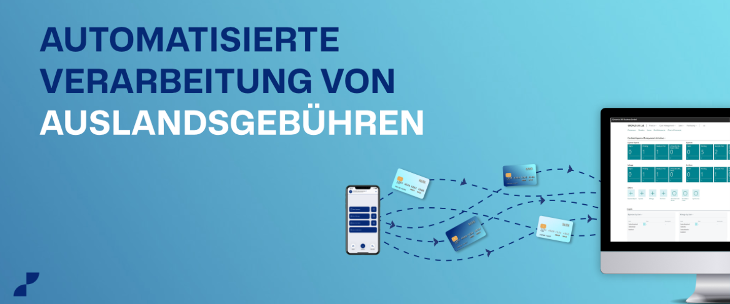 Automatische Verarbeitung von Kreditkartengebühren bei Auslandszahlungen